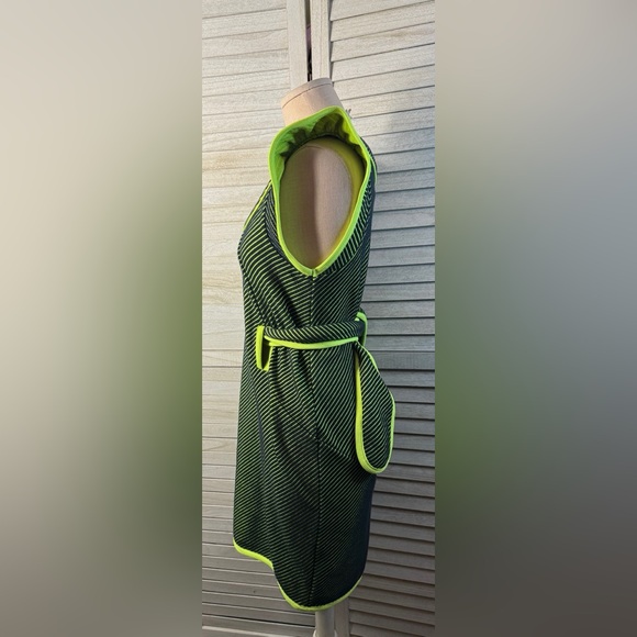 Marc by Marc Jacob’s Neon Yellow & Navy Striped Dress. Small. Great Condition - Picture 3 of 14